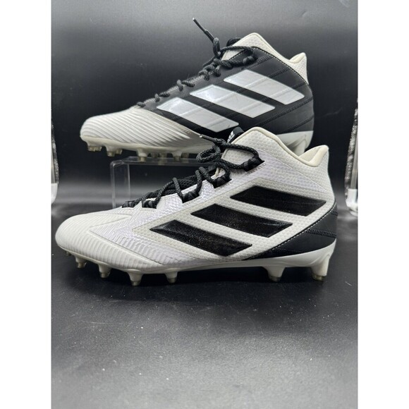 adidas Freak Carbon Mid White/Black Football Shoes (EG1312) Size 11 EUC - Picture 1 of 7